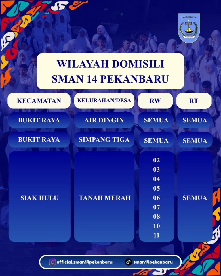Instagram post from official.sman14pekanbaru. This post is in position 4.