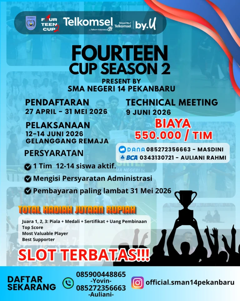 Instagram post from official.sman14pekanbaru. This post is in position 0.