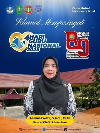 Instagram post from official.sman14pekanbaru. This post is in position 20.