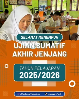 Instagram post from official.sman14pekanbaru. This post is in position 2.