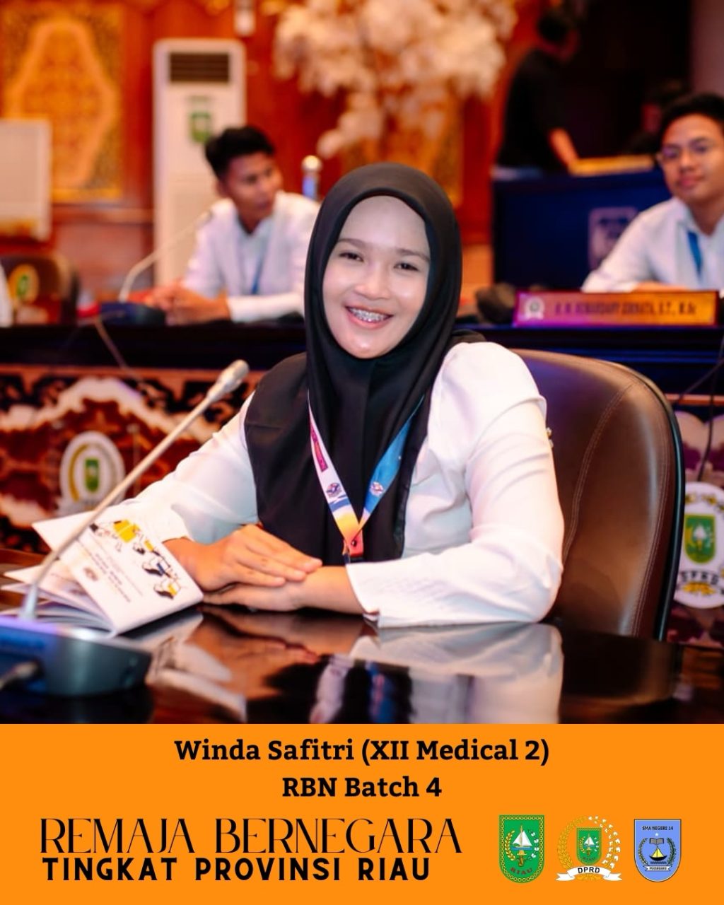 Instagram post from official.sman14pekanbaru. This post is in position 4.