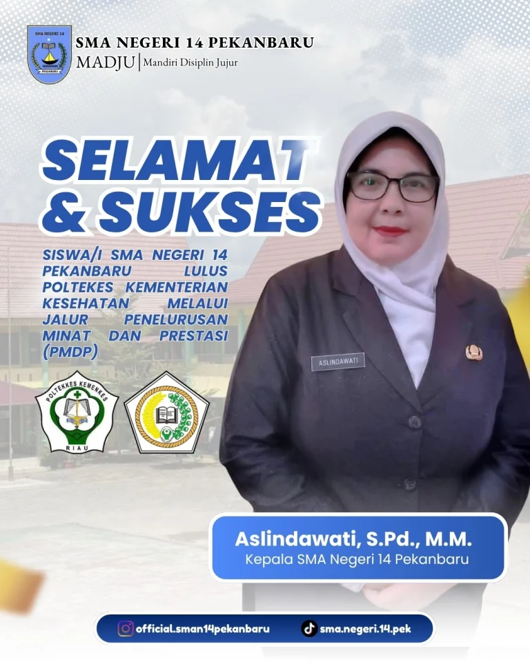 Instagram post from official.sman14pekanbaru. This post is in position 0.