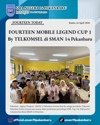 Instagram post from official.sman14pekanbaru. This post is in position 1.