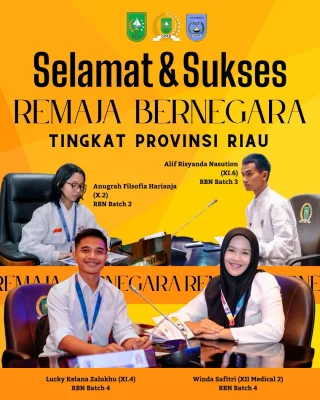 Instagram post from official.sman14pekanbaru. This post is in position 8.