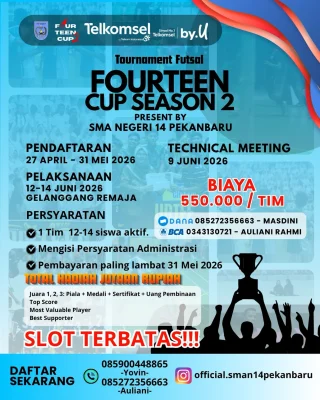 Instagram post from official.sman14pekanbaru. This post is in position 1.